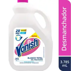 VANISH - Quitamanchas Líquido Gel Multiuso Blanco Total 3785ml