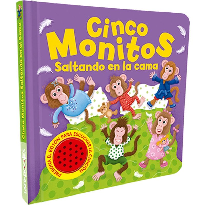 LATINBOOKS - Canciones Del Jardín - Cinco Monitos Saltando En La Cama