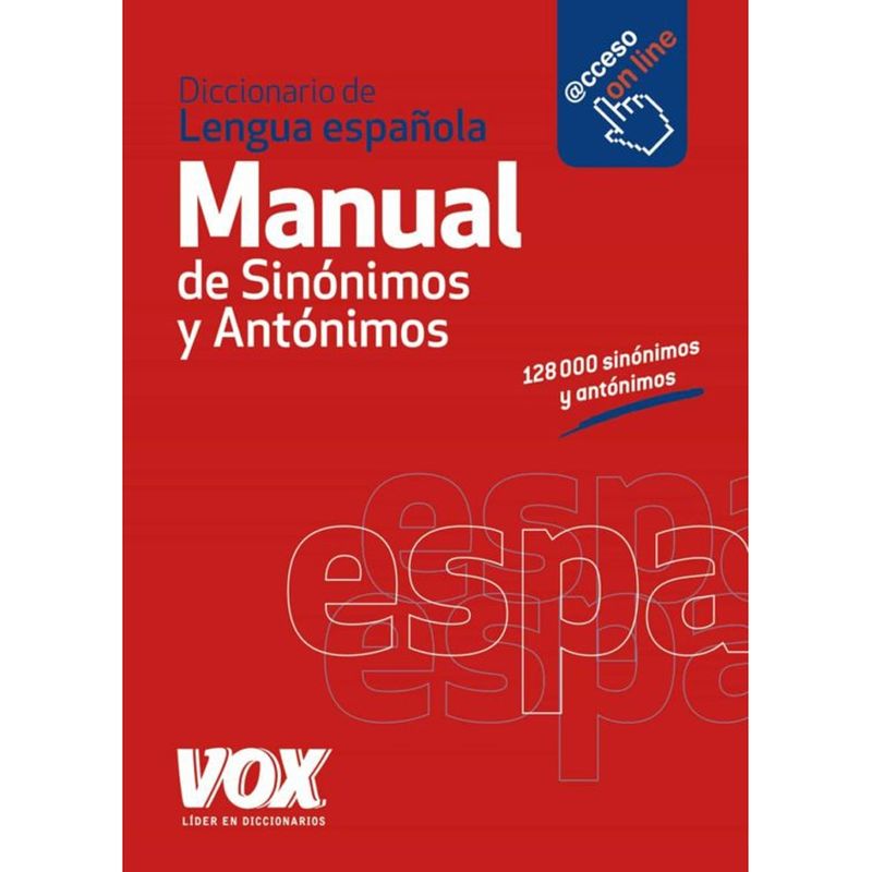 ANAYA - Diccionario Manual De Sinónimos Y Antónimos