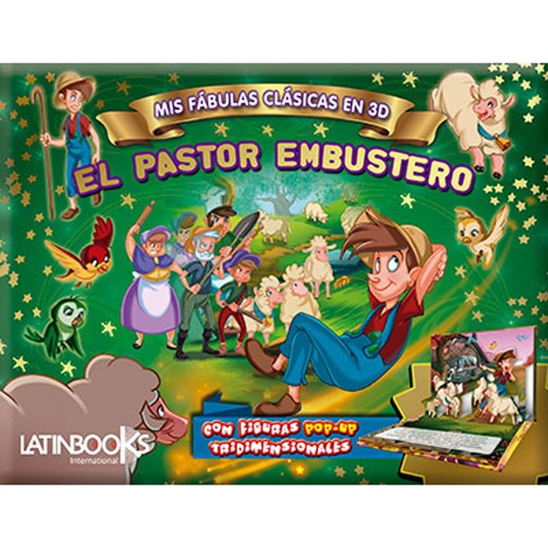 LATINBOOKS - Mis Fábulas Clásicas En 3D - El Pastor Embustero