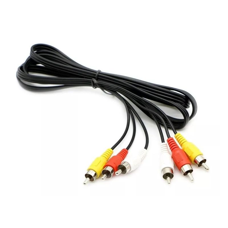 GENERICO - CABLE 3 RCA A 3 RCA 1,8 MTS.