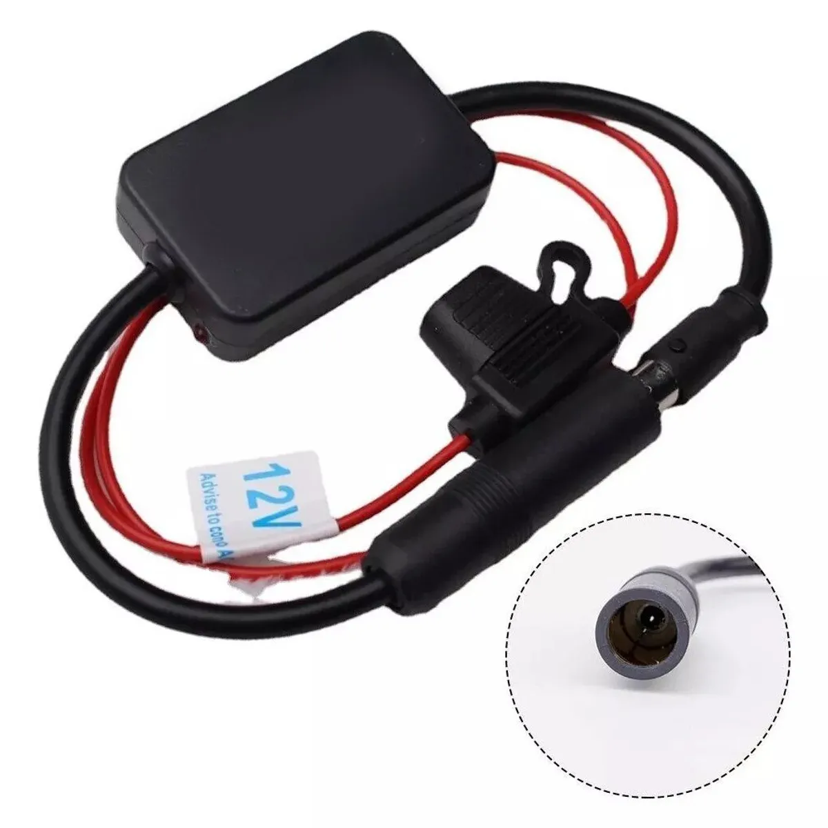 KUANGYE - Amplificador De Señal Fm Radio De Auto Universal 12v Ant-208