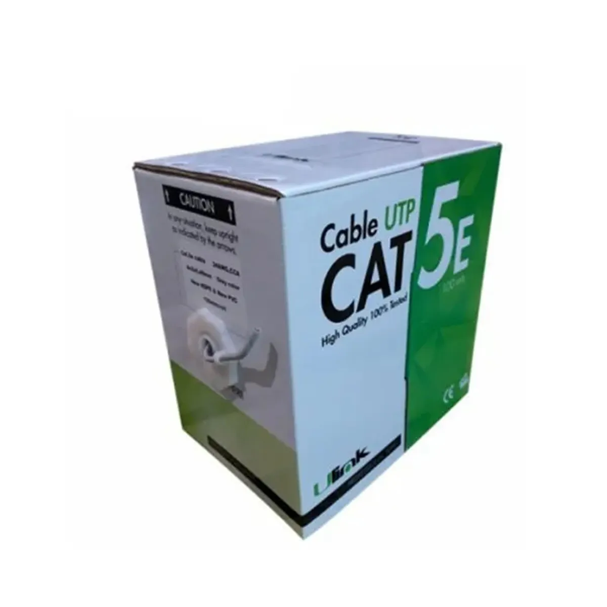 ULINK - CABLE UTP CAT5E 100 MTS, 24 AWG, CCA PVC GRIS