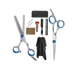 OFERTABKN - Set De Peluqueria Tijeras Entresecadora Accesorios 10PCS