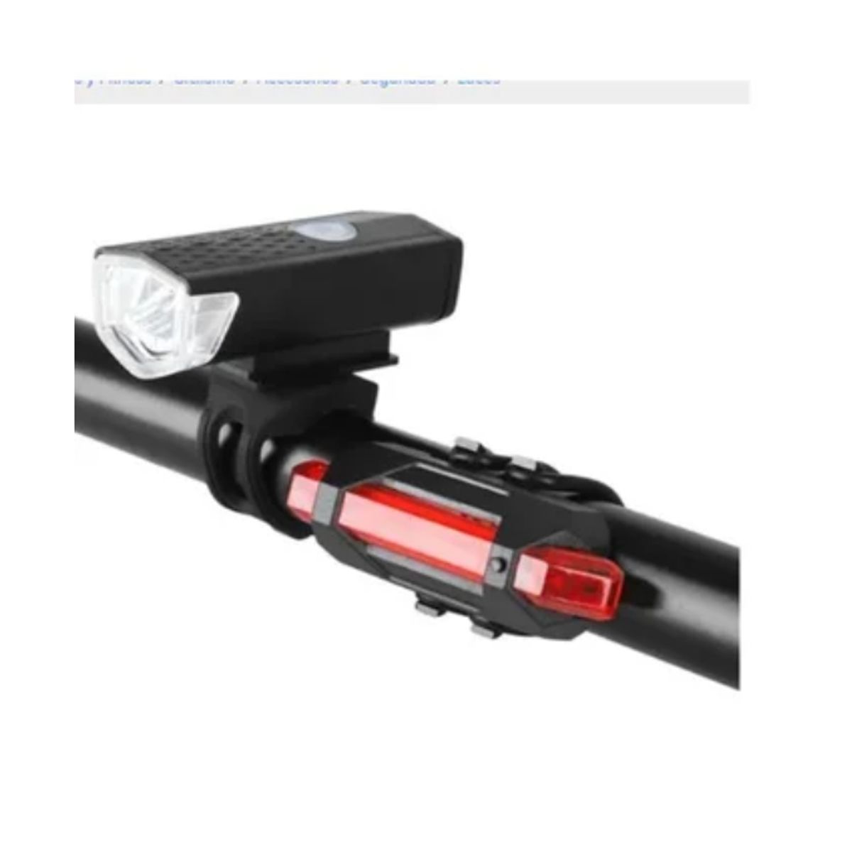 ESHOPANGIE - Set Luces Bicicleta Delantera Y Trasera Recargable Por Usb