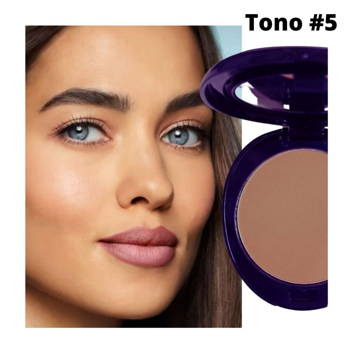 DOLCE BELLA - Polvo compacto larga duracion con filtro solar