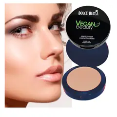 DOLCE BELLA - Polvo compacto VEGANO larga duracion con filtro solar