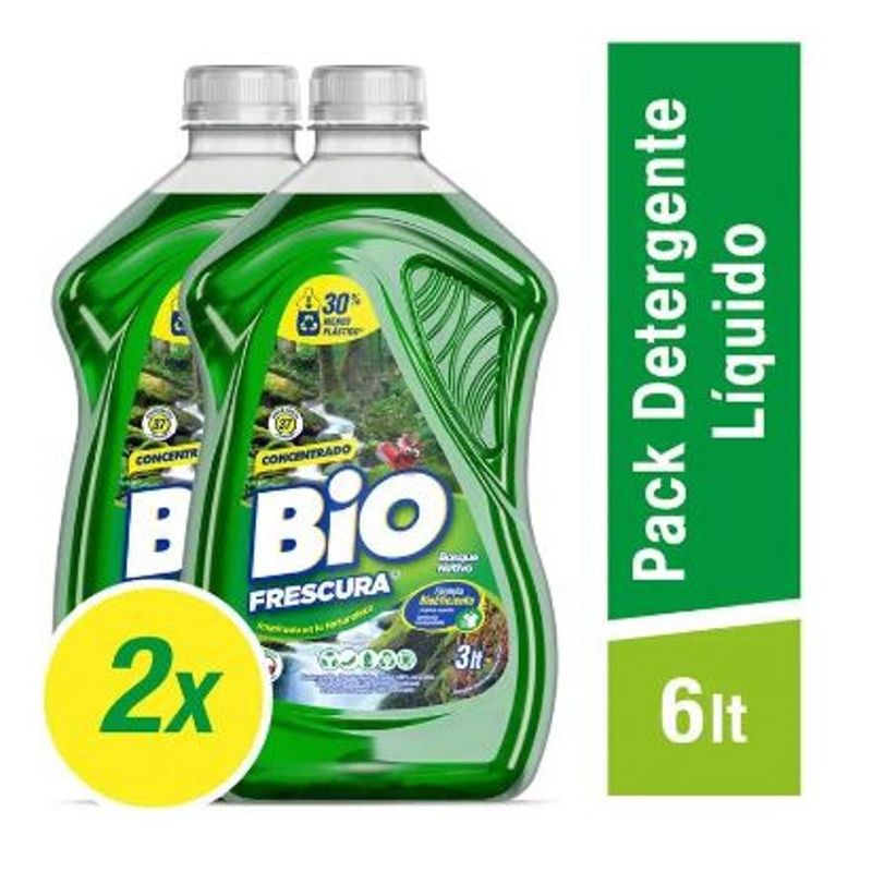 GENERICO - Pack Detergente biofrescura 2 un. 3 l c/u variedad