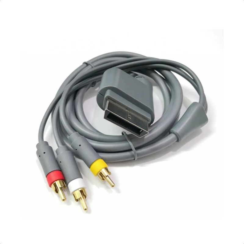 GENERICO - Cable Av Audio Y Video Rca Para Xbox 360