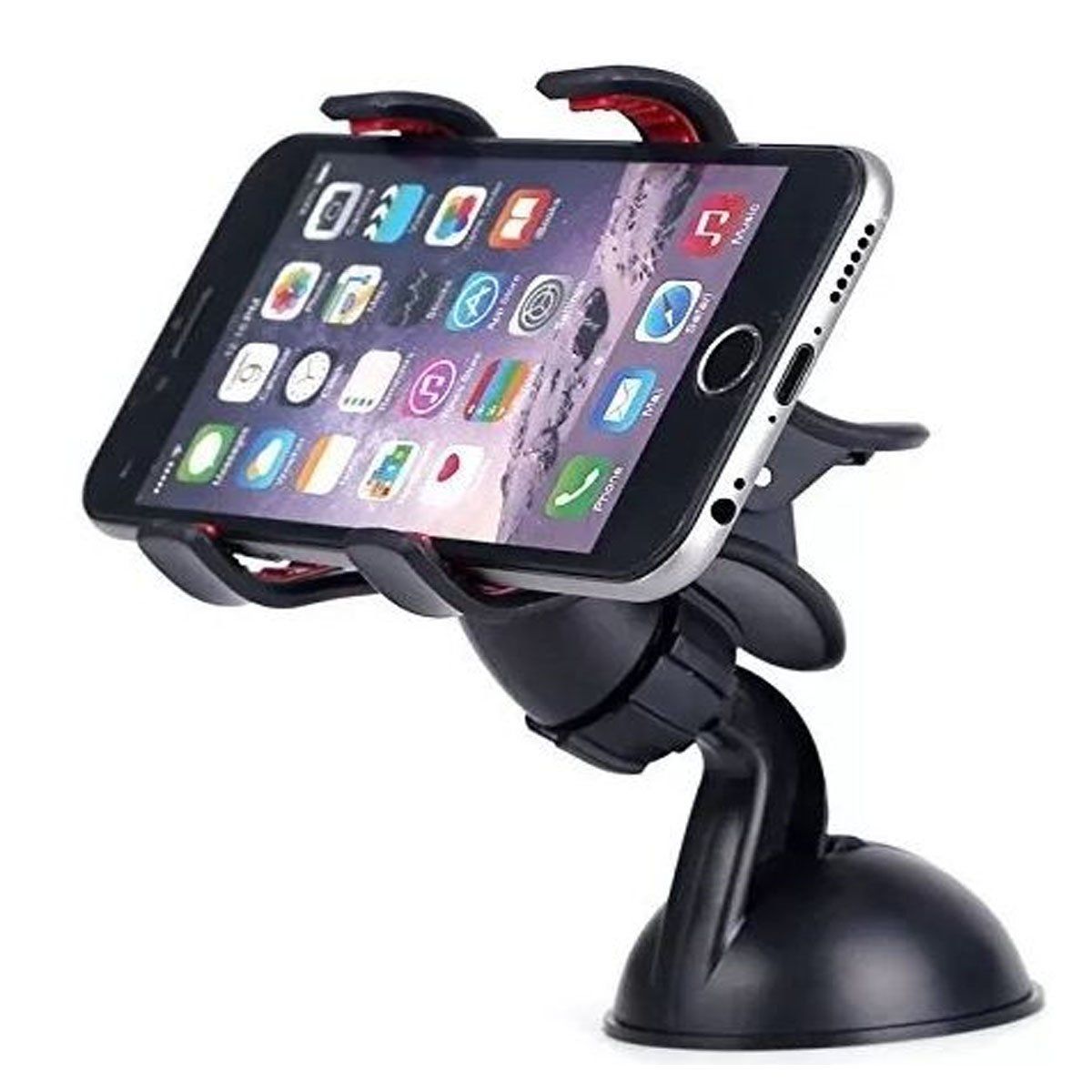 GENERICO - SOPORTE DE CELULAR PARA AUTO ANCLAJE TIPO CLIP