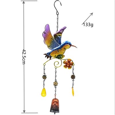 Imagen 2 del producto Colgante Jardín Colibrí Vidrio Y Cobre