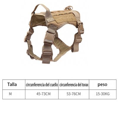 Imagen 2 del producto Arnes Perro Grande Chaleco Tactico Perro Arnés Tactico Perro
