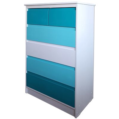 Imagen 2 del producto Cajonera 6 C Celeste Calipso Minimal