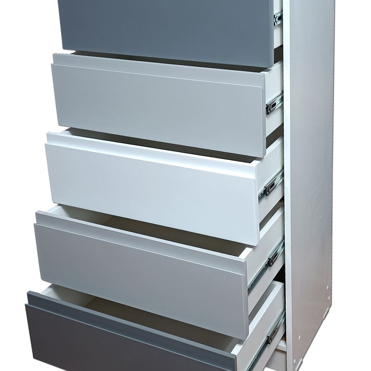 DECORACION CREATIVA - Cajonera 5 C Grafito Gris Minimal