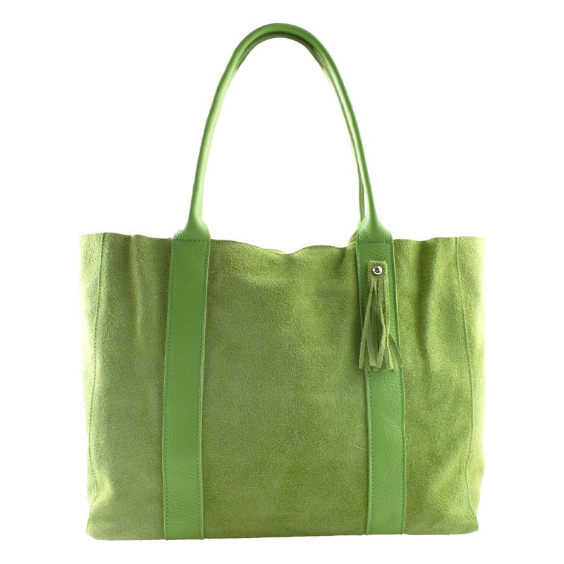 MAILEA - Cartera reno fleco lateral para mujer verde