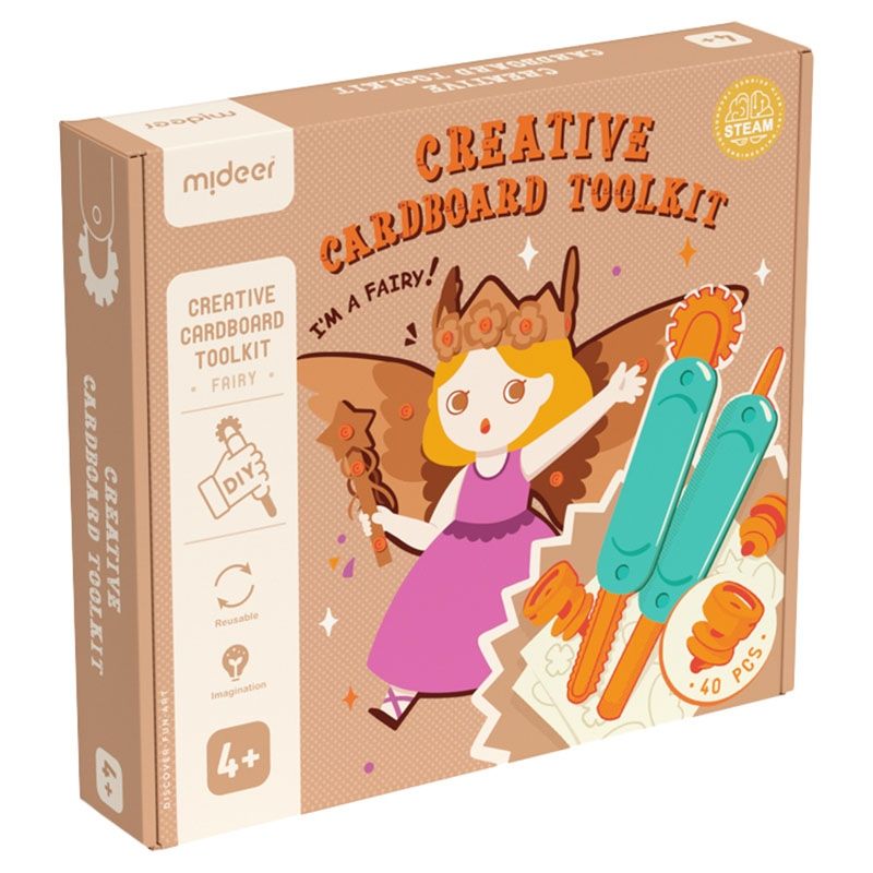 MIDEER - Kit Herramientas Para Creaciones Con Cartón - Hada