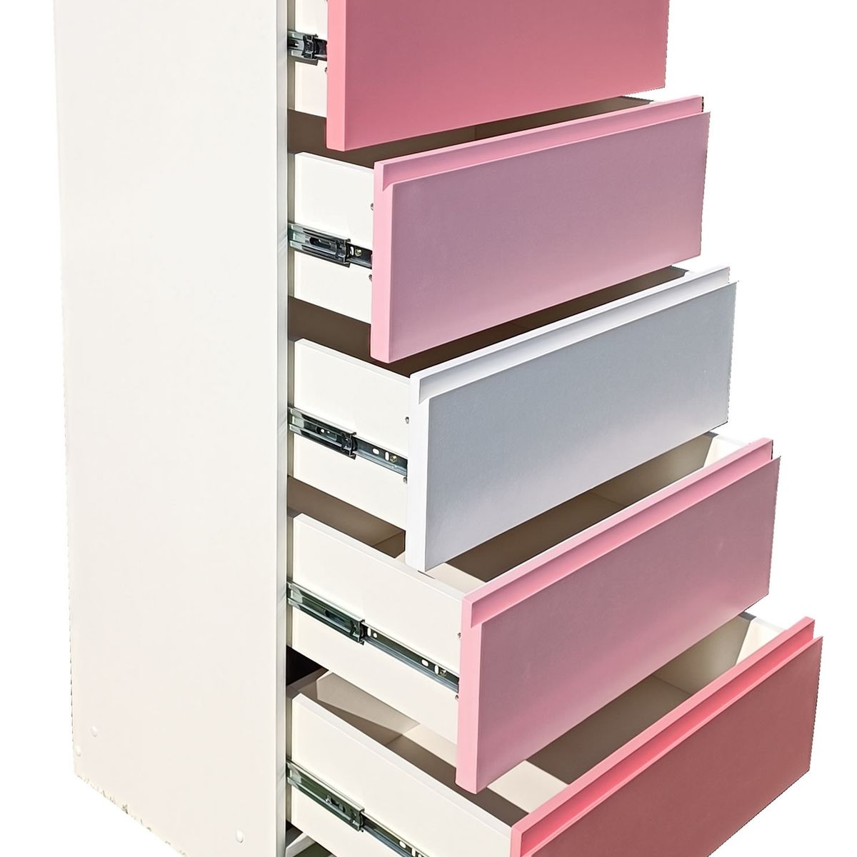 DECORACION CREATIVA - Cajonera 5 C Rosado Minimal