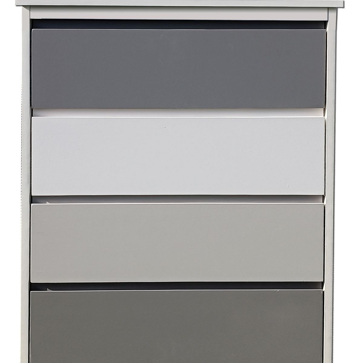 DECORACION CREATIVA - Cajonera 4 C Grafito Gris Minimal