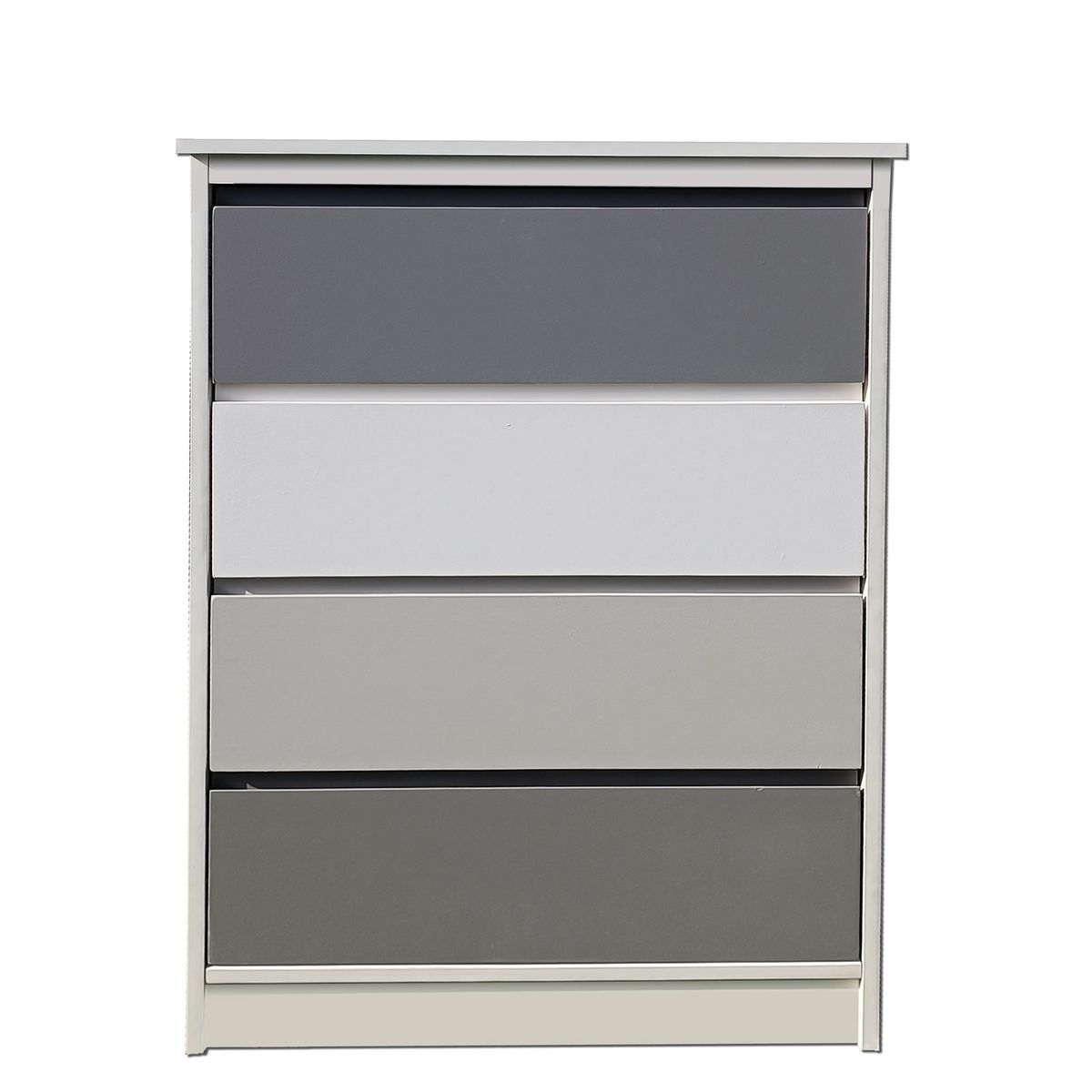 DECORACION CREATIVA - Cajonera 4 C Grafito Gris Minimal