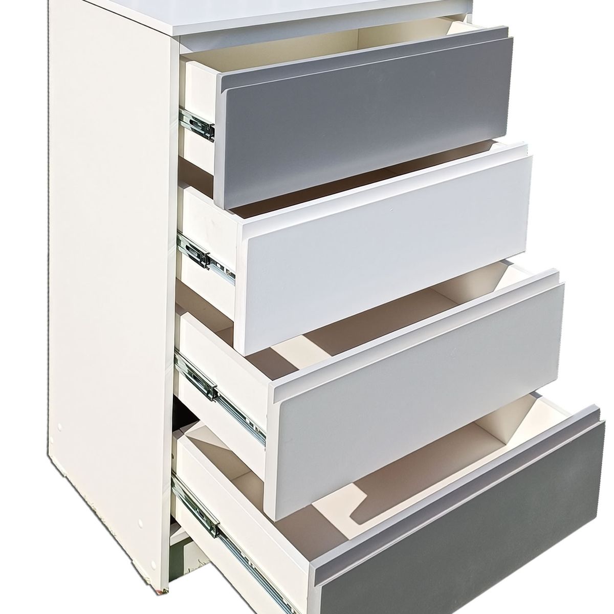 DECORACION CREATIVA - Cajonera 4 C Grafito Gris Minimal