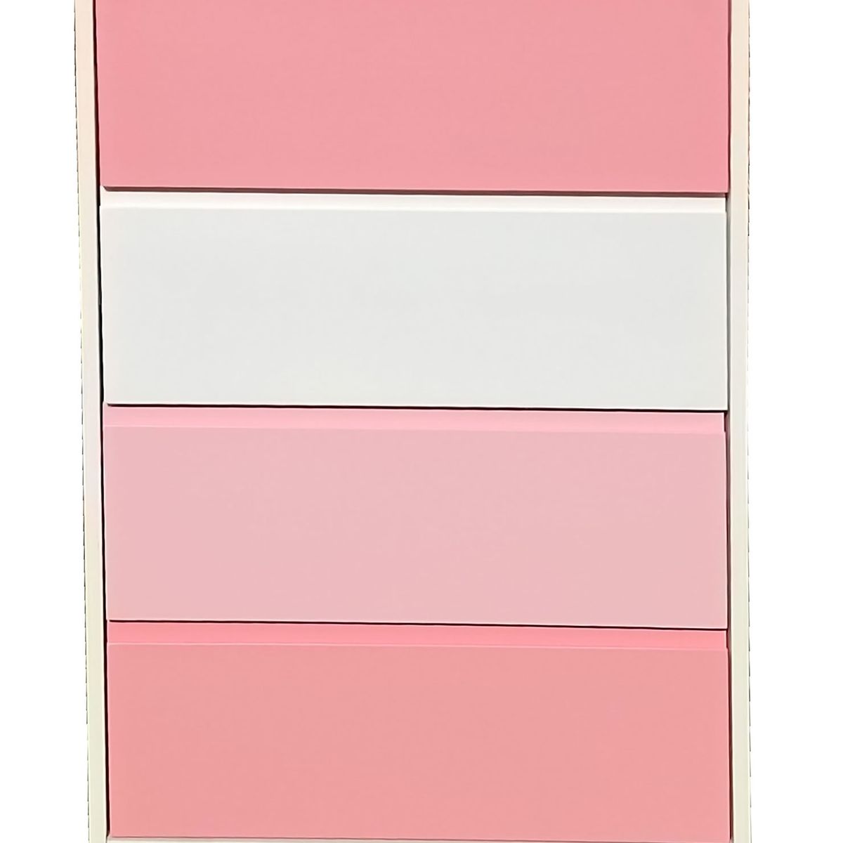 DECORACION CREATIVA - Cajonera 4 C Rosado Minimal