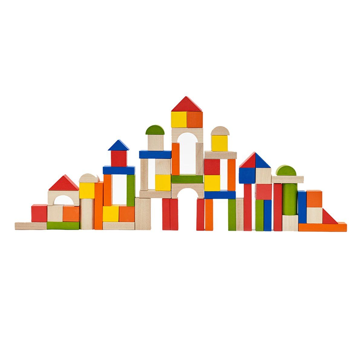 CLASSIC WORLD - Bloques de Madera Classic World 100 Piezas