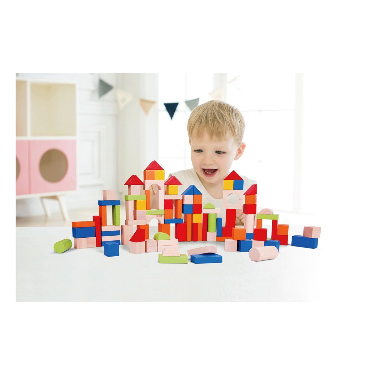 CLASSIC WORLD - Bloques de Madera Classic World 100 Piezas