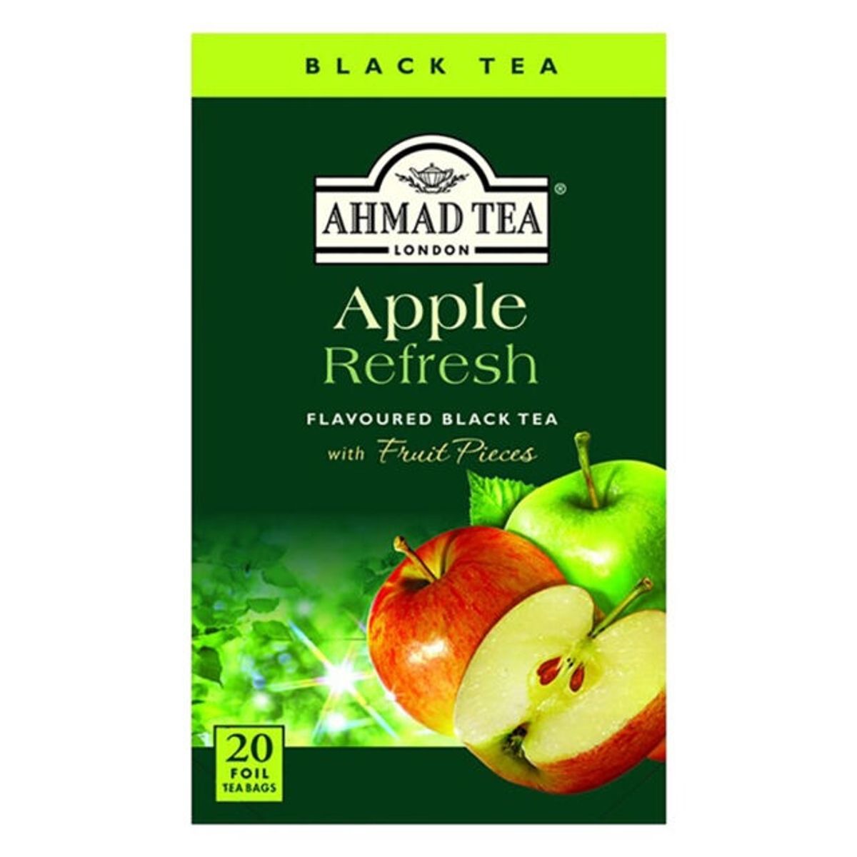 AHMAD TEA - TEA APPLE REFRESH - MANZANA - 20s