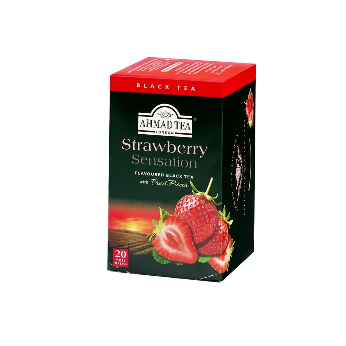 AHMAD TEA - TEA STRAWBERRY - FRUTILLA - 20s