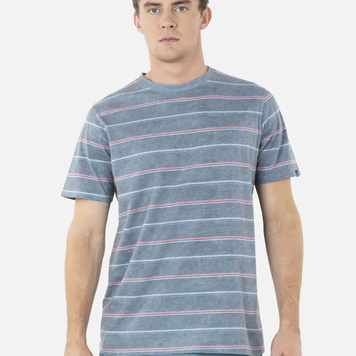 MAUI AND SONS - Polera THE BRIDGE STRIKE SS TEE Hombre Gris Maui and Sons