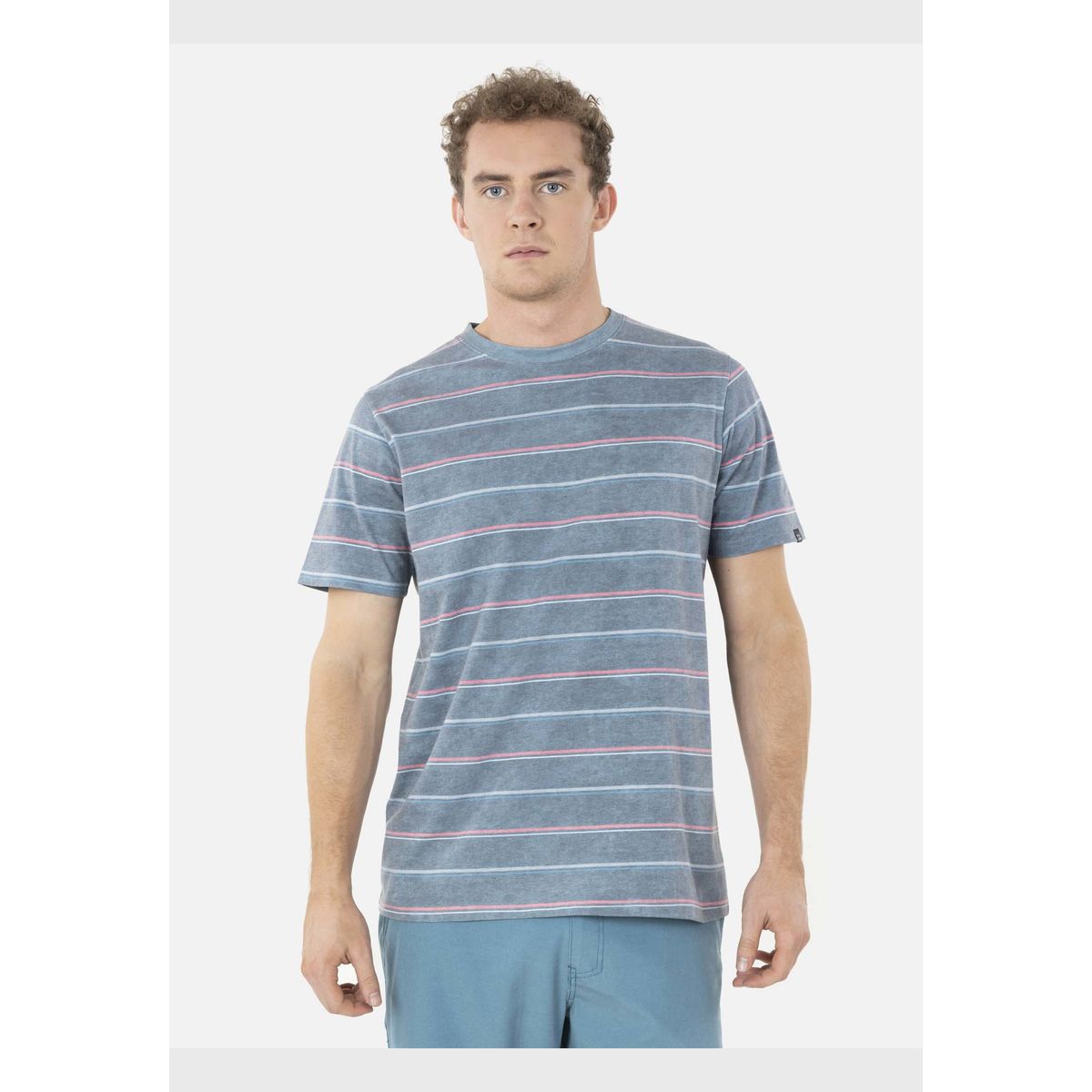 MAUI AND SONS - Polera THE BRIDGE STRIKE SS TEE Hombre Gris Maui and Sons