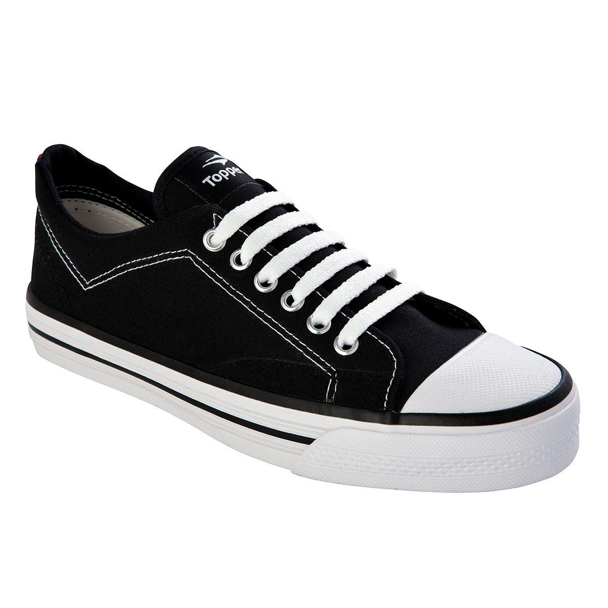 TOPPER - Zapatilla Derby Negro Unisex Topper