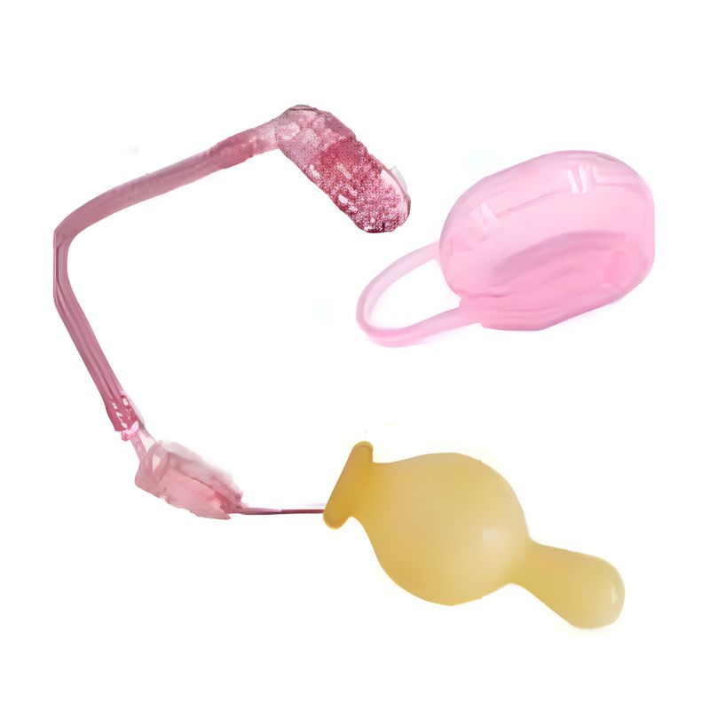 DRMARINOV - Chupete Dr Marinov  ETAPA 1 Y Caja Y  Porta Chupete Rosado