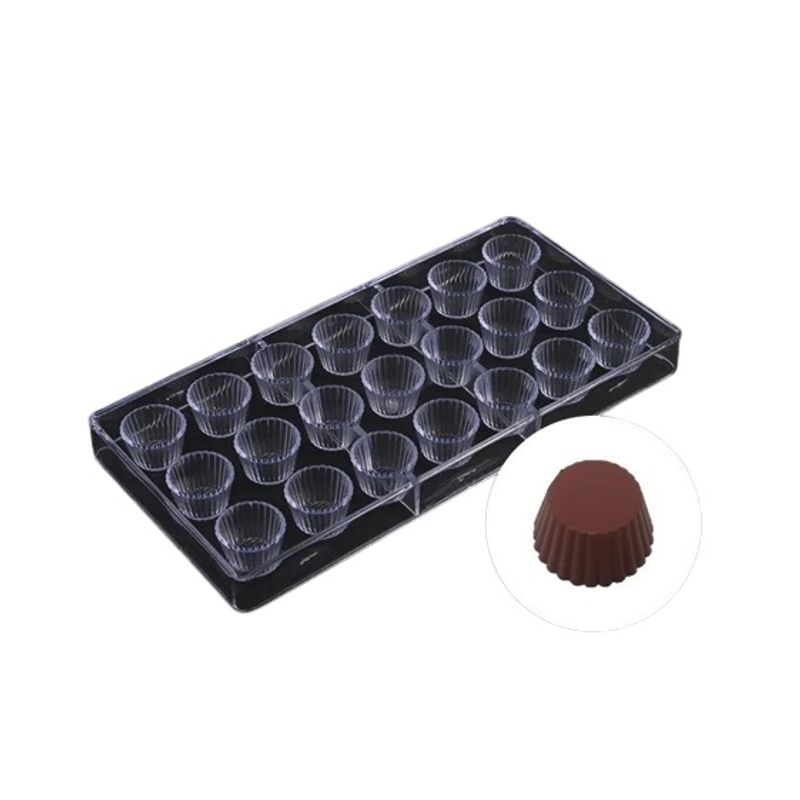 GENERICO - Moldes Chocolate Moldes De Chocolate Policarbonato Circular