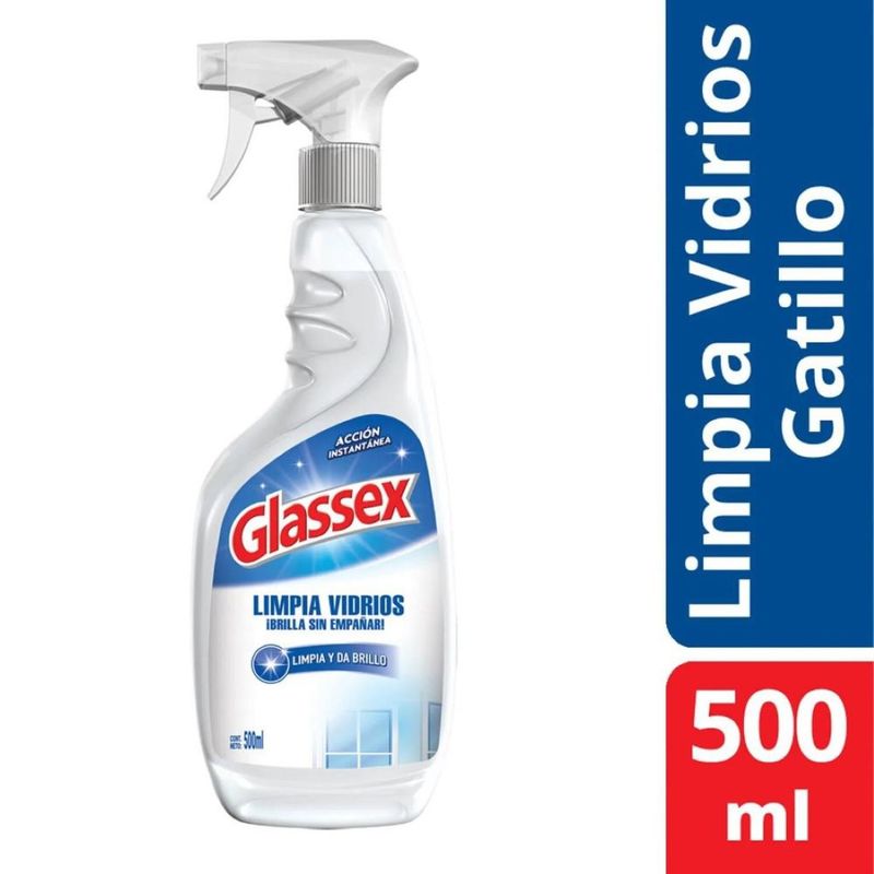 GLASSEX - Limpiavidrios Gatillo 500ml Glassex