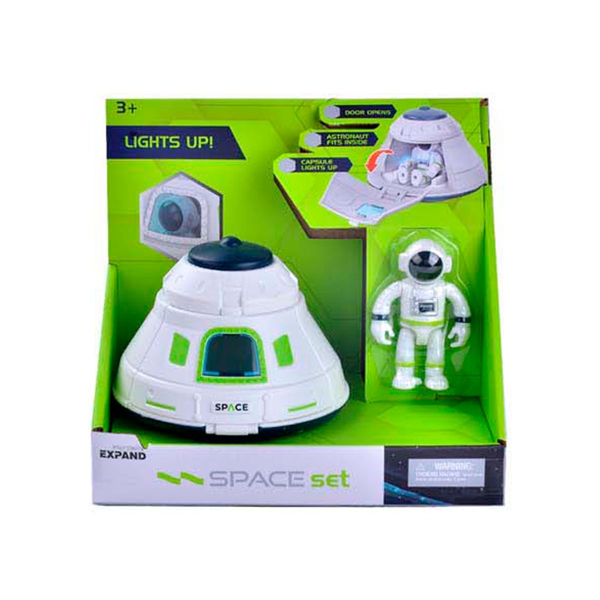 MAGNETICS - Cápsula Espacial con Luces y Astronauta