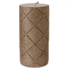 MALLORCA - Vela Decorativa Brillantes Gold Grande