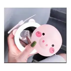OEM - Espejo De Maquillaje Portátil Con Luz Led Y Ventilador