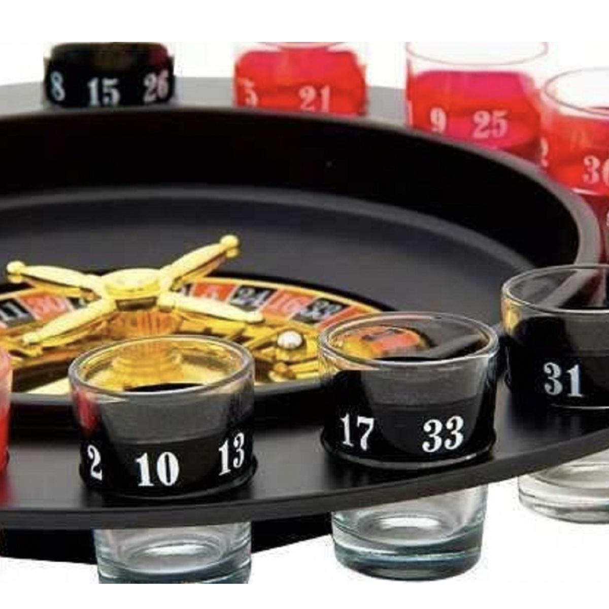 GENERICO - Juego De Ruleta Con Vasos Drinking Roulette Juego De Mesa