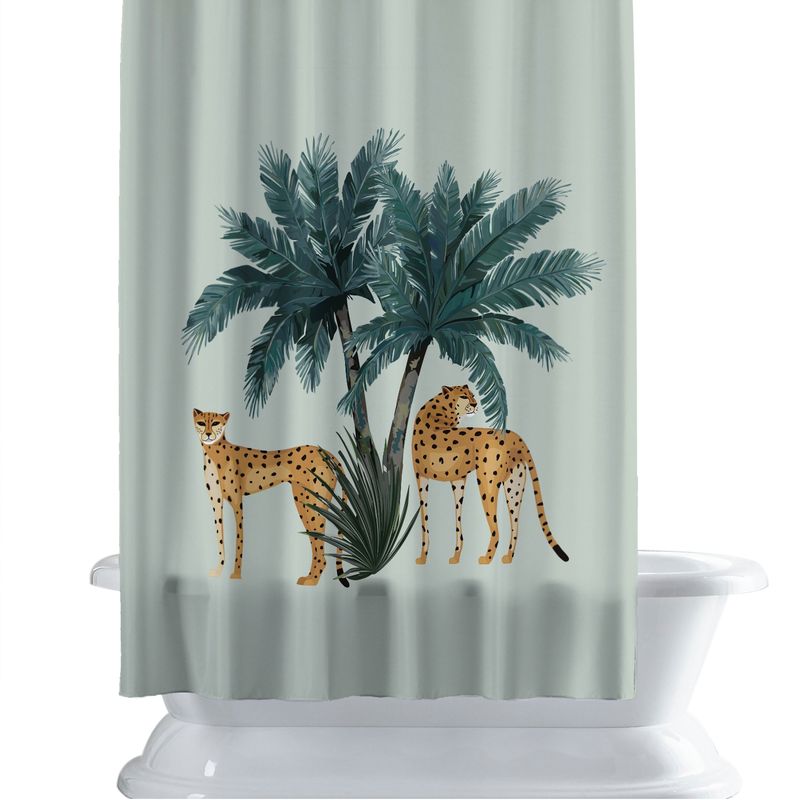RETELA - Cortina de Baño Leopardos