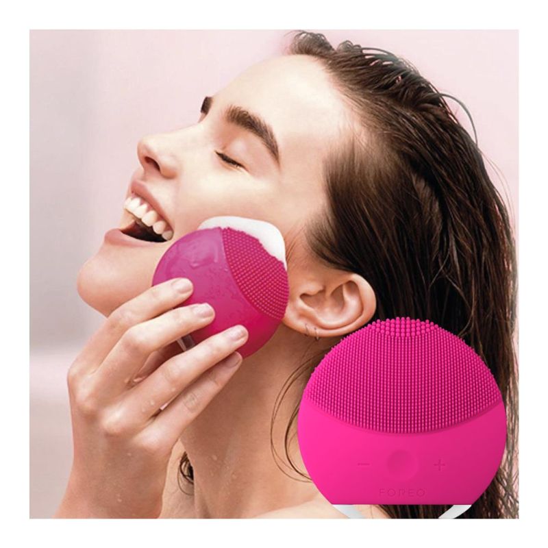 FLOWER SECRET - Limpiador Facial ElectricoMasajeador Exfoliante Luna
