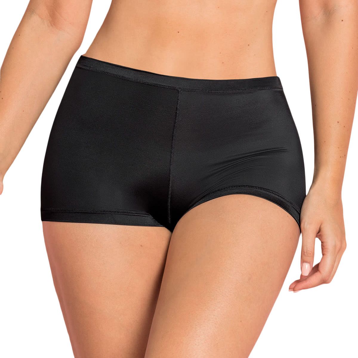 LEONISA - Panties 012640 Boxer Negro
