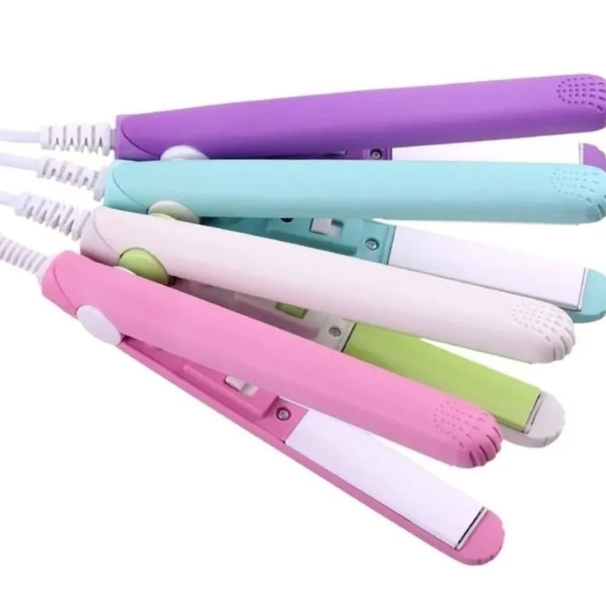 GENERICO - Mini Plancha Alisadora De Pelo Eléctrica De Cerámica