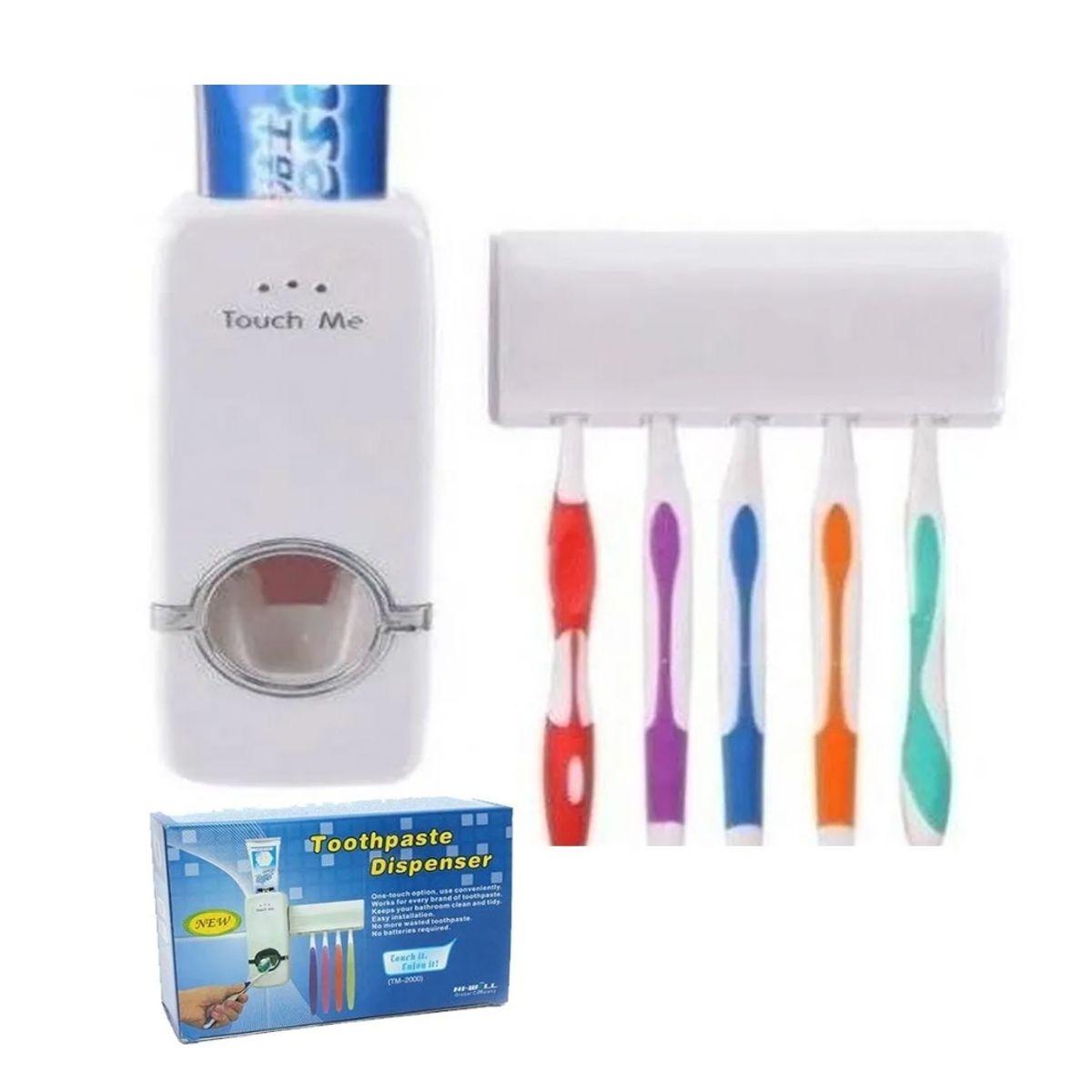 GENERICO - Dispensador Pasta Crema Dental Cepillos