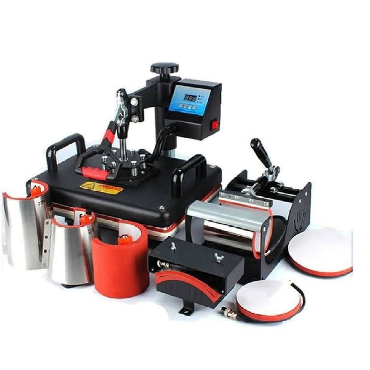 GENERICO - Maquina Estampadora, Sublimación Transfer 8 en 1.