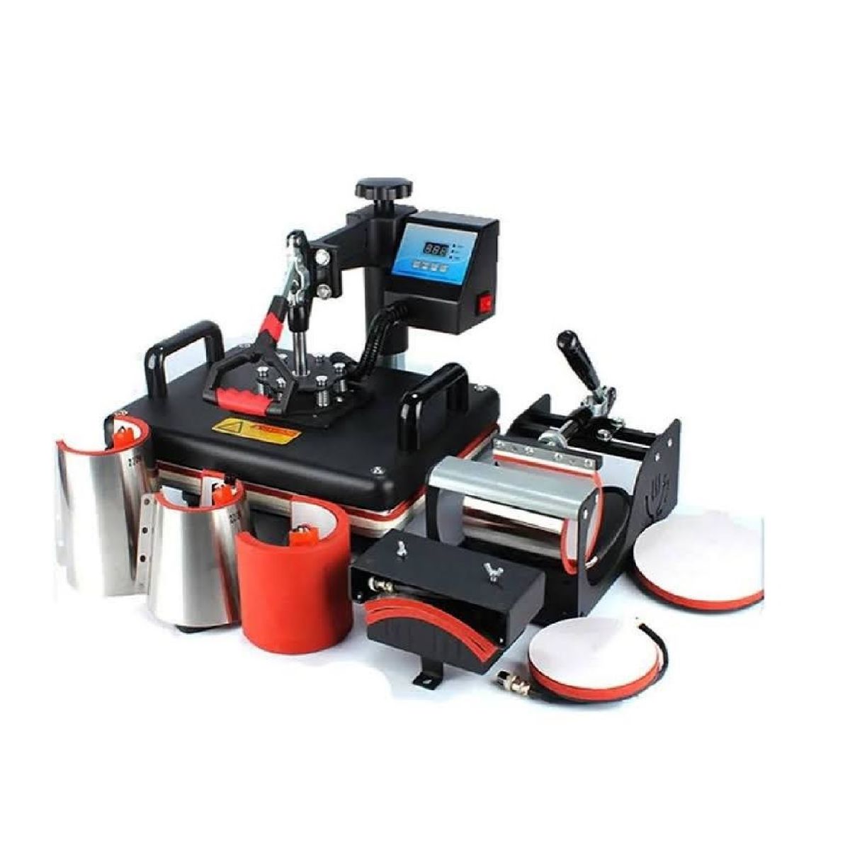 GENERICO - Maquina Estampadora, Sublimación Transfer 8 en 1.