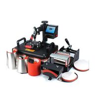 Maquina Estampadora, Sublimación Transfer 8 en 1.