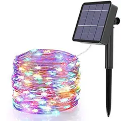 UNIVERSAL - LUZ LINEAL HADA SOLAR 10 METROS COLOR MULTICOLOR