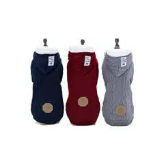 GENERICO - Fleece Hoodie One Para Perros (Ropa Para Perros) Wine Talla XL