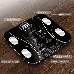GENERICO - Balanza Bascula Digital Electrónica Medidor Peso Y Grasa Corporal